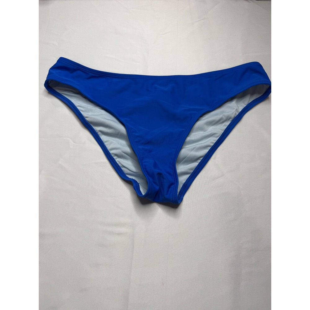 Cupshe Womens Royal Blue Lace Up Back Triangle Bikini Set Size M - Picture 5 of 15